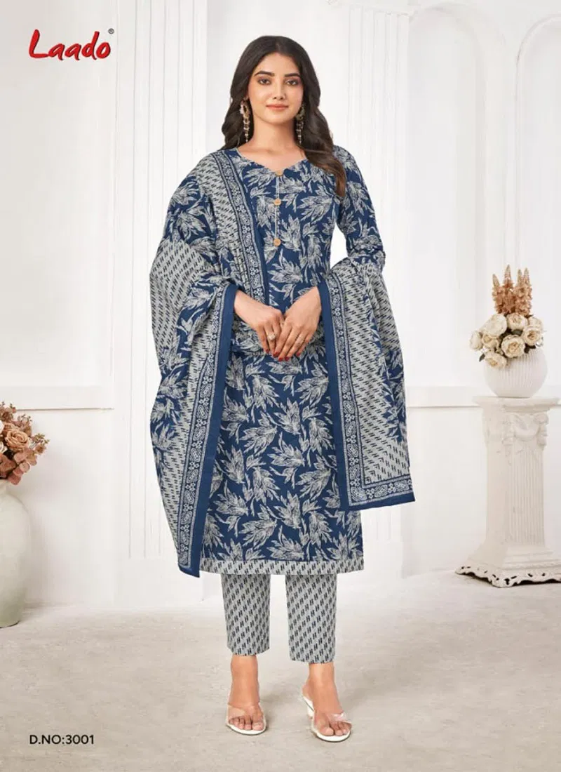 Princess Vol 3 By Laado Cotton Printed Dress Material Suppliers In India